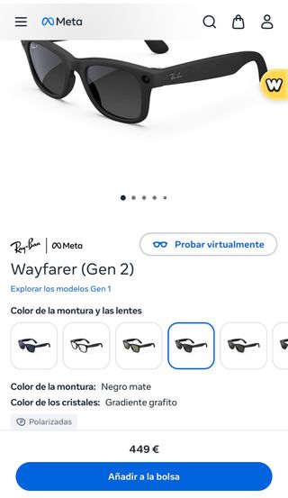 Gafas Ray-Ban Wayfarer (Gen 2) !