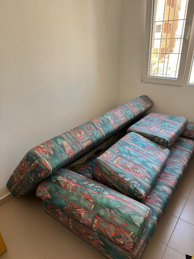 Sofá Cama Plegable Tela