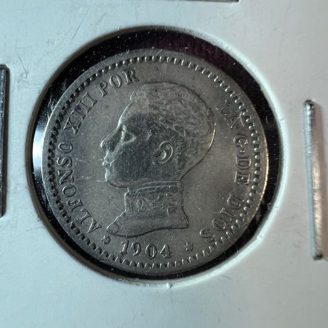 Moneda 50 céntimos Alfonso XIII 1904 Estrella 0
