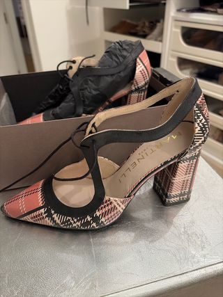 Zapatos Martinelli Talla 39 Negro/Rosa