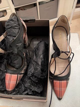 Zapatos Martinelli Talla 39 Negro/Rosa