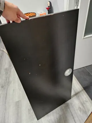 Escritorio Ikea Micke Negro/Blanco