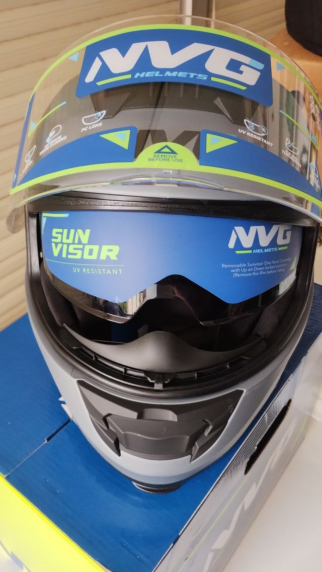 Casco Moto NVG Nordik SV Titanio Mate Talla M