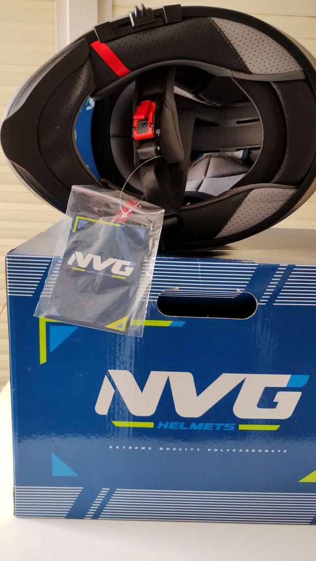 Casco Moto NVG Nordik SV Titanio Mate Talla M