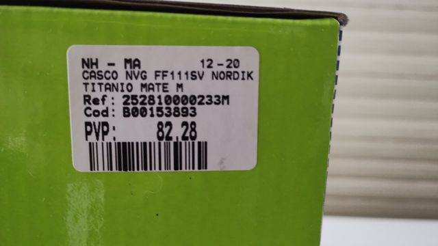 Casco Moto NVG Nordik SV Titanio Mate Talla M