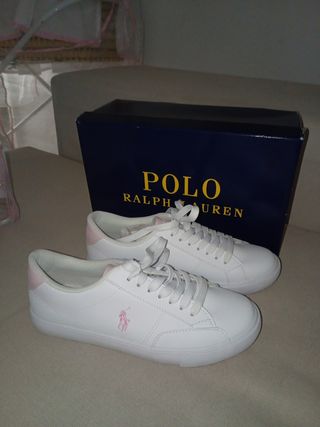 Deportivas Polo Ralph Lauren Mujer Blancas
