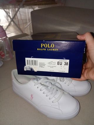 Deportivas Polo Ralph Lauren Mujer Blancas