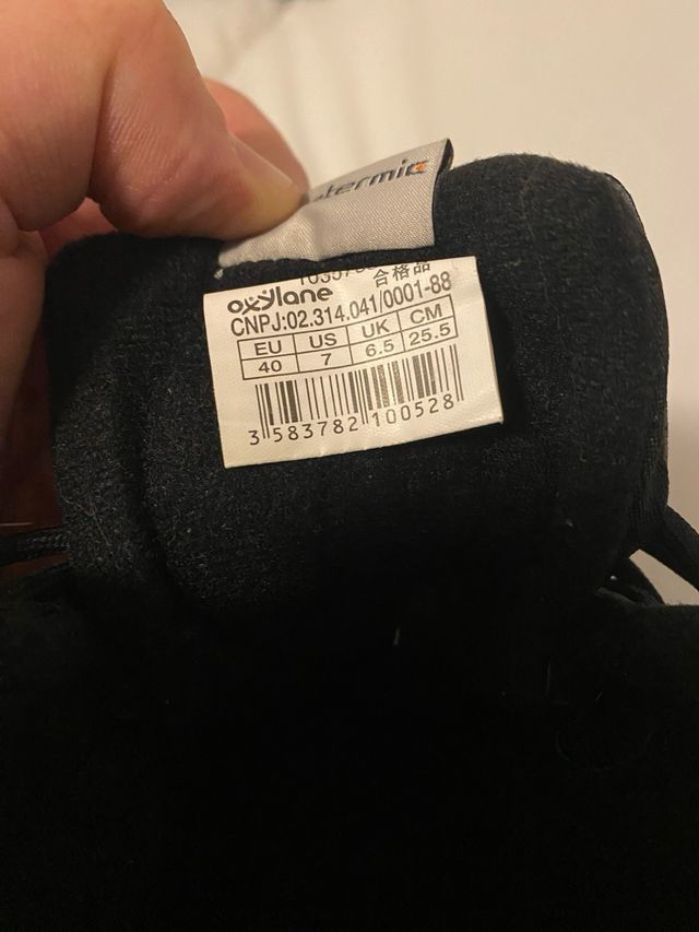 Botas de nieve negras