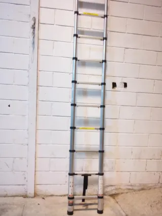 Escalera telescópica aluminio 4m