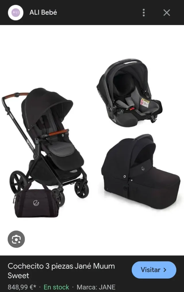 Cochecito Jané Muum 3 piezas