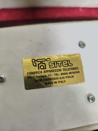 Telefono fisso Sitel design anni 60/70