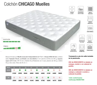 Colchón Chicago Muelles 30