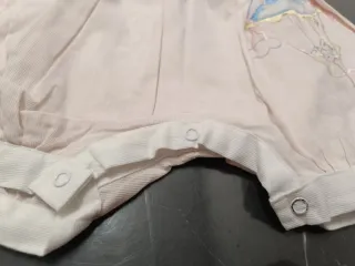 Tutina neonata Baby Mary rosa cotone 2 mesi