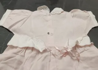 Tutina neonata Baby Mary rosa cotone 2 mesi