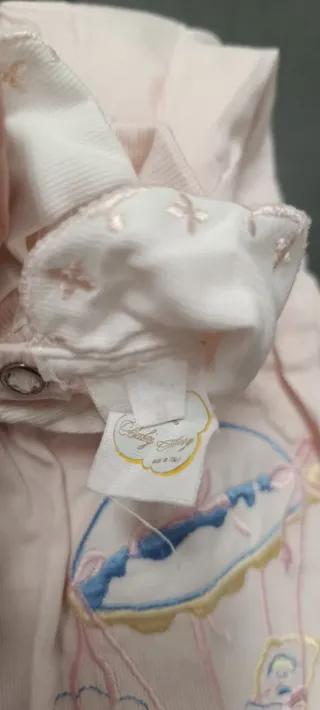 Tutina neonata Baby Mary rosa cotone 2 mesi