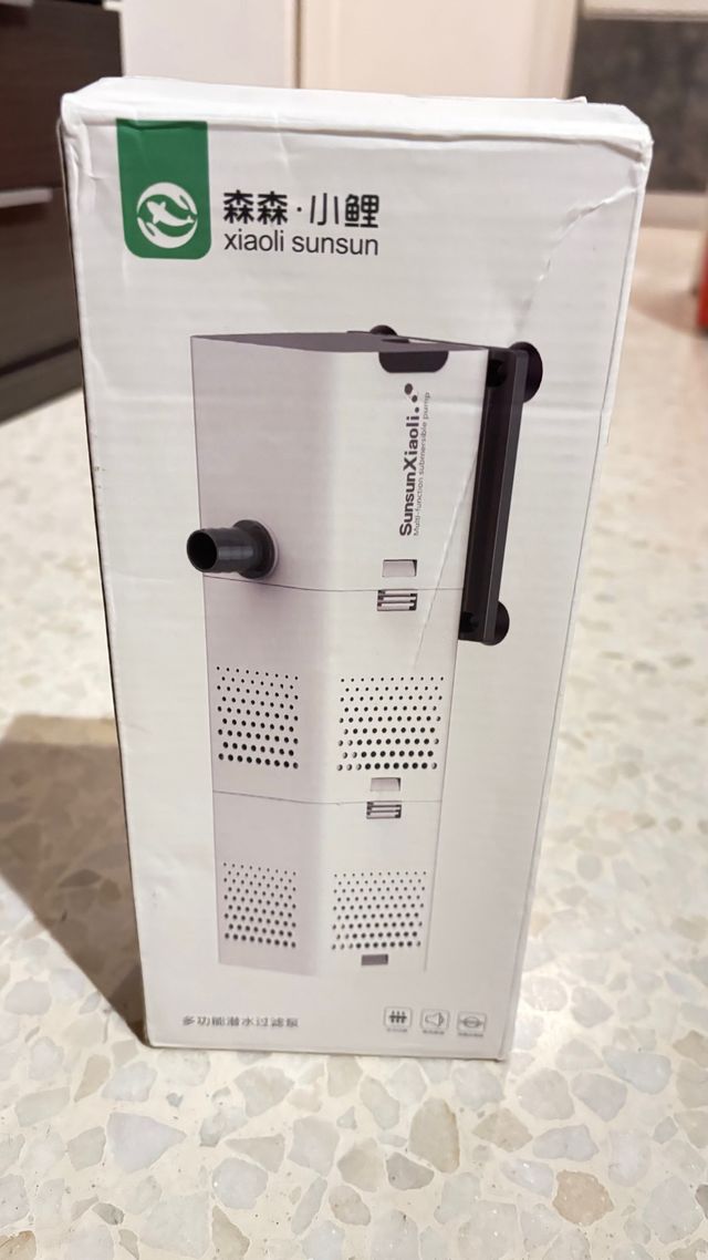 Filtro cascada pecera Xiaoli Sunsun