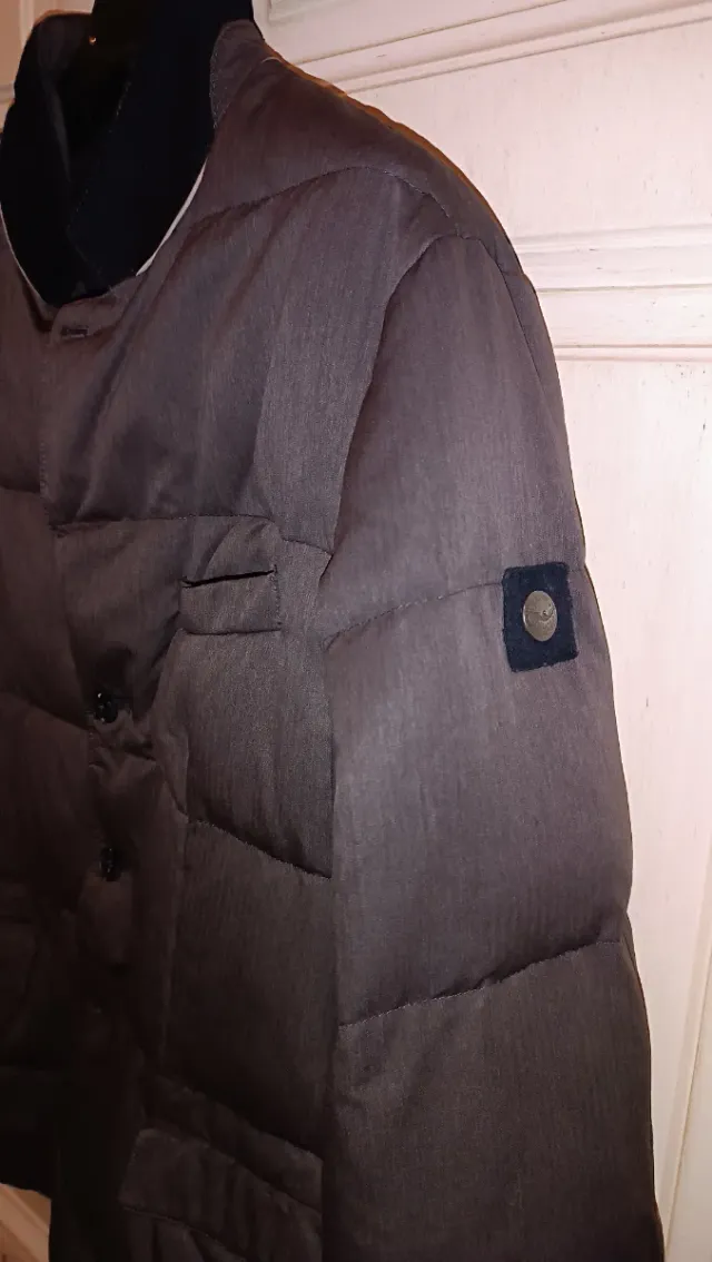 Giacca Armani Jeans Uomo Grigia Taglia XXL