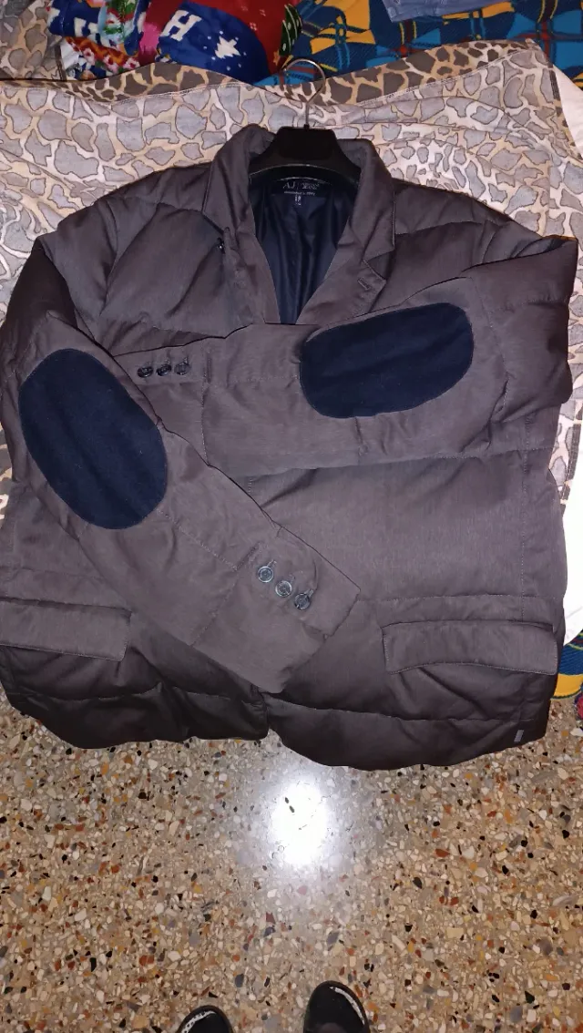 Giacca Armani Jeans Uomo Grigia Taglia XXL