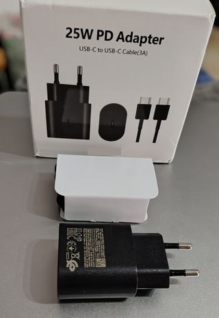Cargador compartible Samsung 25W PD USB-C + Cable