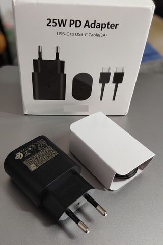 Cargador compartible Samsung 25W PD USB-C + Cable