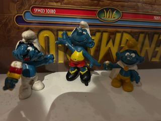 Lote 3 Figuras Pitufos