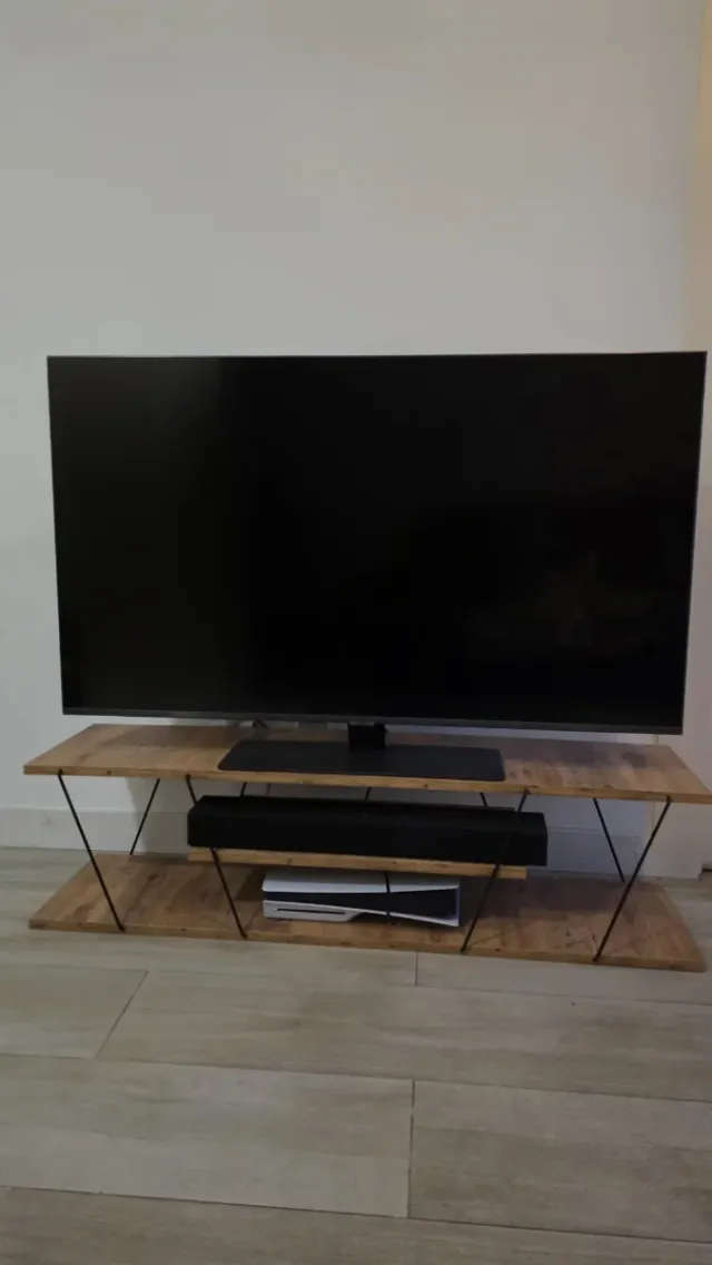 Mueble TV madera y metal