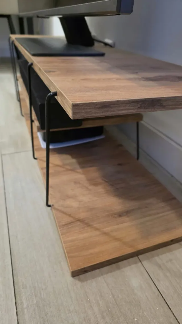 Mueble TV madera y metal