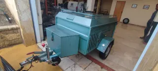 Remolque perros con freno de inercia