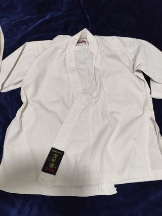 Traje Judo KARA blanco niño