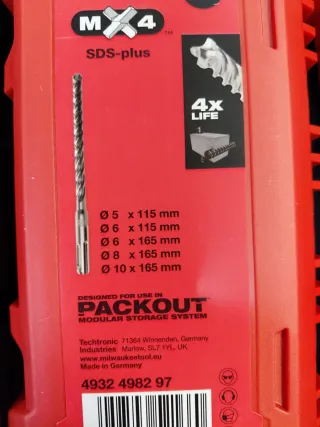 Milwaukee PACKOUT Kit Brocas y Puntas