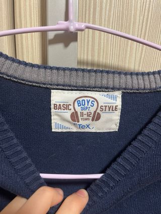 Jersey de niño azul talla 11-12