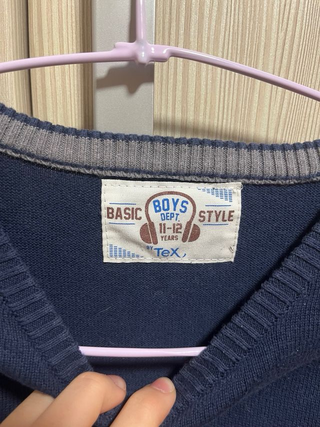 Jersey de niño azul talla 11-12