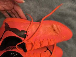 Zapatillas fútbol sala Puma Naranja/Negro