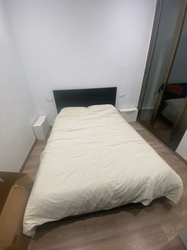Cama Ikea MALM 140-200 com 4 gavetas e colchão