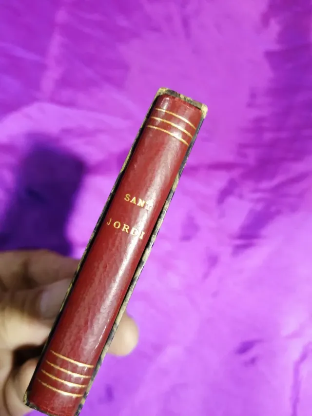 Libro miniatura Sant Jordi 1932.