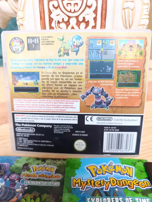 Cover Pokémon Mystery Dungeon: Explorers of Time per DS