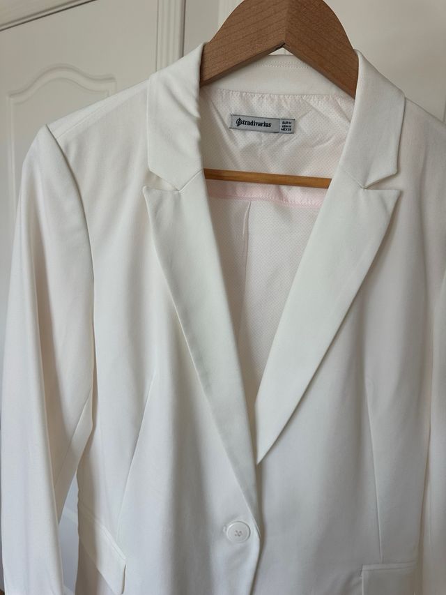 Blazer Stradivarius Blanca