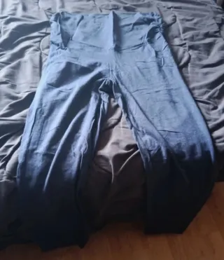 Leggings premamá azul/gris