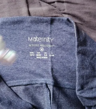 Leggings premamá azul/gris