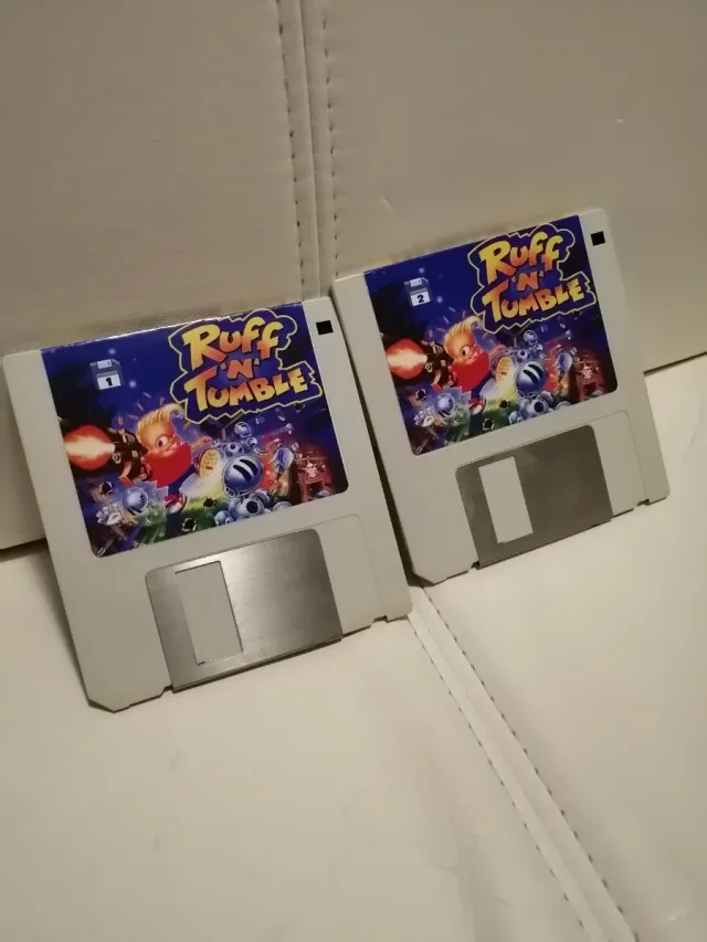 Etichette adesive per floppy disk Amiga 500