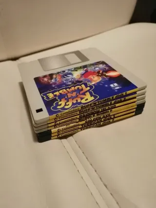 Etichette adesive per floppy disk Amiga 500