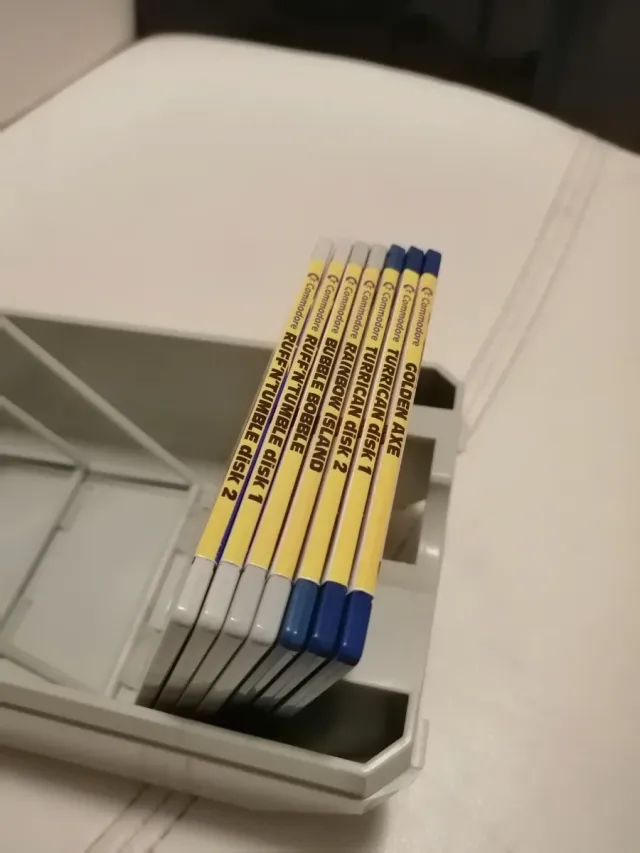 Etichette adesive per floppy disk Amiga 500