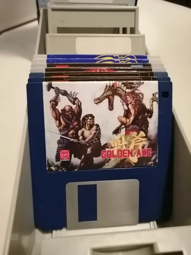 Etichette adesive per floppy disk Amiga 500