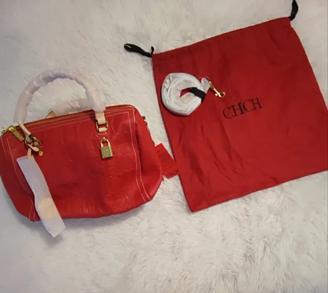 Bolso Rojo Nuevo con Etiquetas