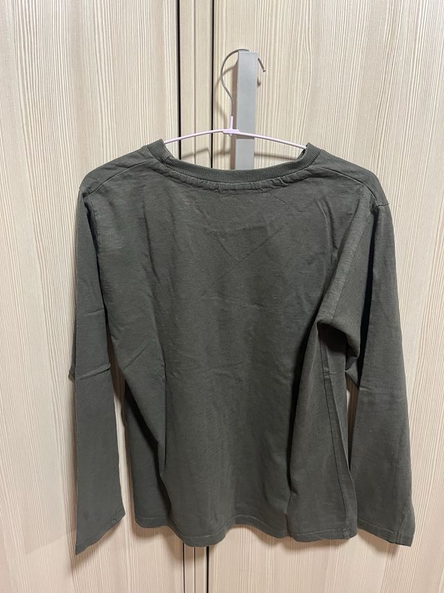 Camiseta manga larga NKTVK verde talla 12 años