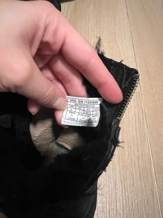 Botas UGG Negras Cremallera