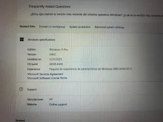 Portátil HP intel i5-1035G1