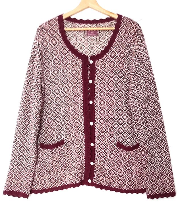 Rebeca/Cardigan Lã novo