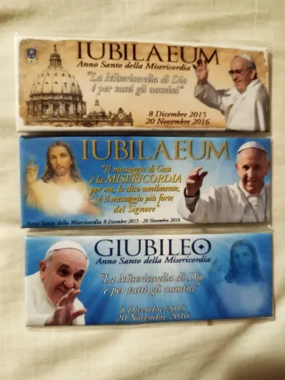 Set 3 magneti calamite Giubileo della Misericordia