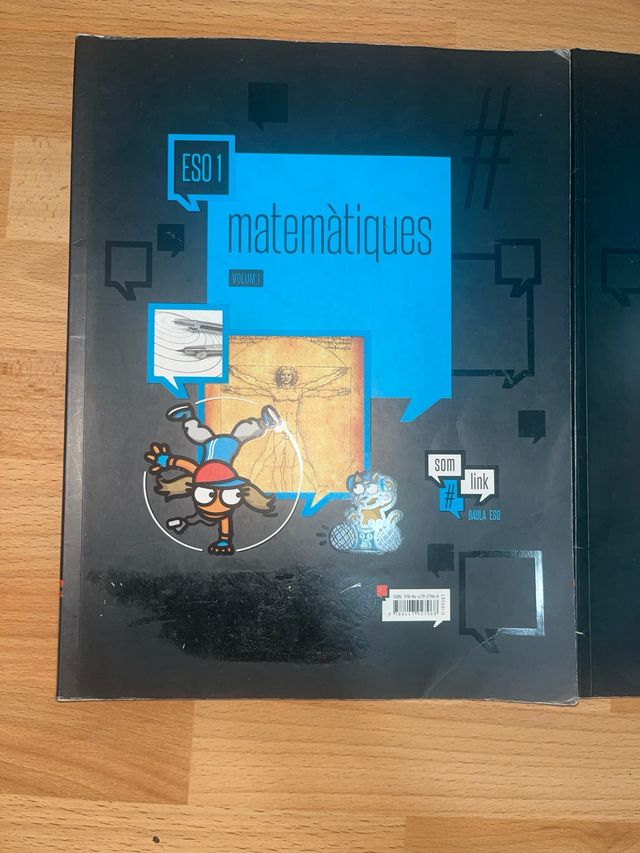 Volumen 1, 2 y 3 Libro de matemáticas 1 ESO